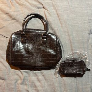 Estée Lauder Chocolate Brown 2 pc Bag Set